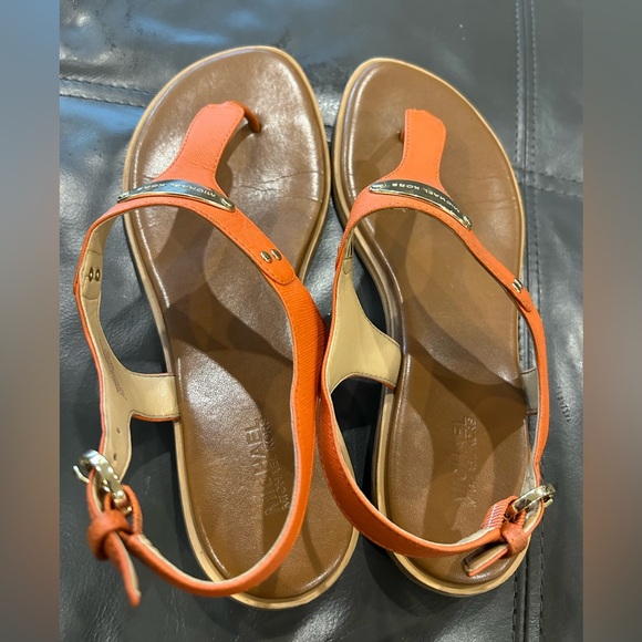 Michael Kors Tangerine T-Strap Sandals - Picture 4 of 5